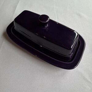 Fiesta Plum Butter Dish Vintage